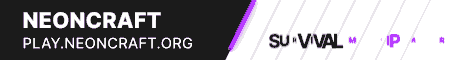 Neoncraft banner